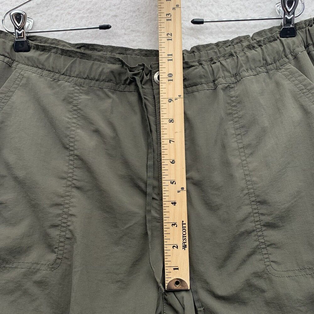 Patagonia Hiking Shorts Womens 14 6.5" Green Nylon Outdoors Zip Pockets Packable - Picture 6 of 9